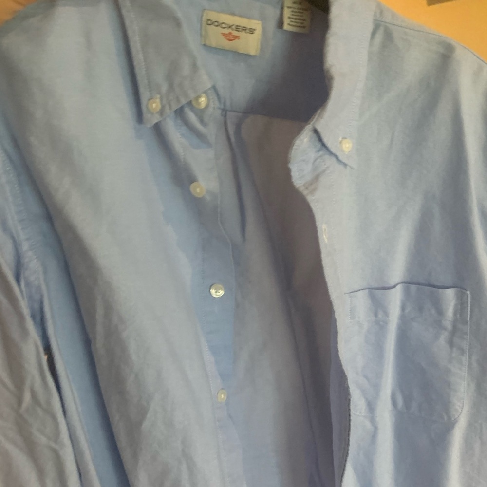 Long sleeve Light Blue Dockers Shirt